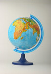 Globus średnica 250 mm - fizyczny - stopka plastikowa