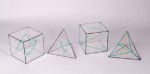 Bryły geometryczne - wielościany foremne (4 szt.)