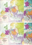 Europa w latach 1789- 1814 (178x 120 cm)