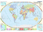 Mapa polityczna świata (stan na 2021) 160x120cm