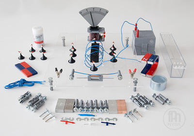 elektromagnetyzm zestaw dydaktyczny Komplet do elektromagnetyzmu