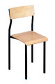 Krzesło szkolne NYSA Nr 6 kolor czarny