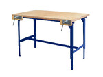 Stół warsztatowy Nysa regulowany stolarsko-montażowy 2-os. 1250x640xH /składany/ laboratoria przyszłości