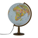 Globus średnica 420 mm - polityczno-fizyczny - stopka plastikowa