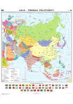 Azja. Mapa polityczna z ćwiczeniami