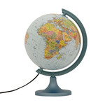Globus średnica 250 mm - polityczno-fizyczny - podświetlany - stopka plastikowa