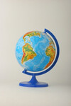 Globus średnica 220 mm - fizyczny - stopka plastikowa