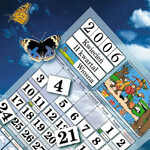 Kalendarz + kalendarz pogody magnetyczny oraz 143 elementy magnetyczne