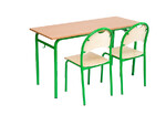 Zestaw stół szkolny NYSA-OKI 2-os. oraz 2 krzesełka szkolne Nysa OKI