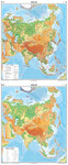 Azja. Mapa ogólnogeograficzna/mapa do ćwiczeń