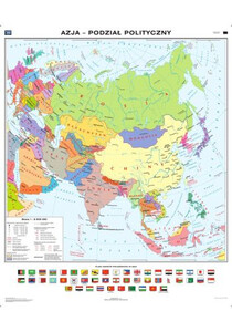 Azja. Mapa polityczna z ćwiczeniami
