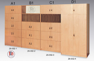 Segment do pokoju nauczycielskiego Zestaw 1 - moduł C1 - meble