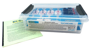 TEACHBOARD Box - zestaw tablicowy do nauki podstawowych praw elektrycznych, wyposażony w panele miliamperomierzy i miernik uniwersalny