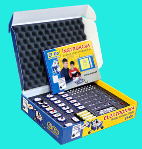 El-Go edu1 - zestaw edukacyjny służący do budowy obwodów elektronicznych